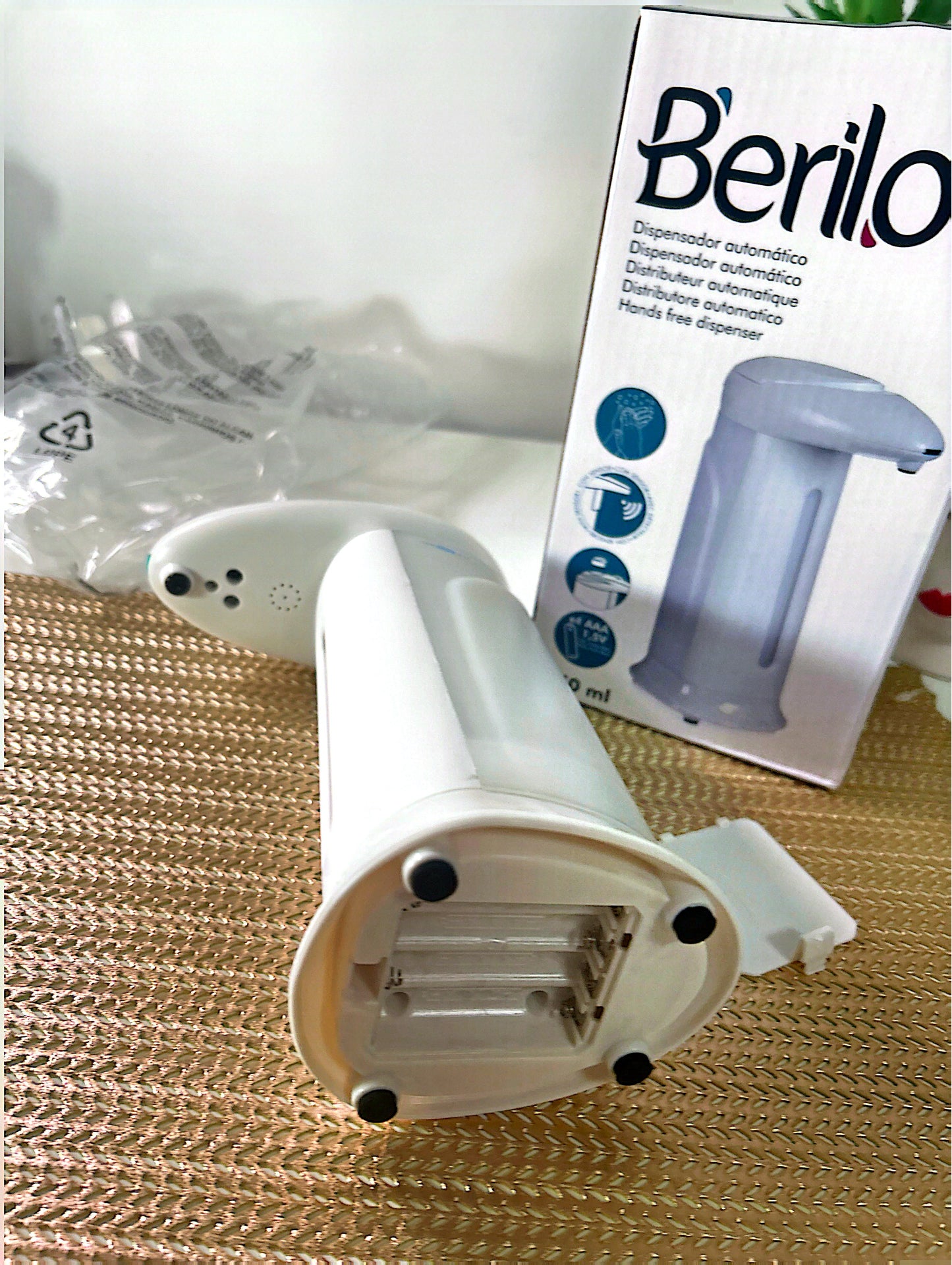 Dispenser di Sapone Automatico con Sensore di Alta Capacità