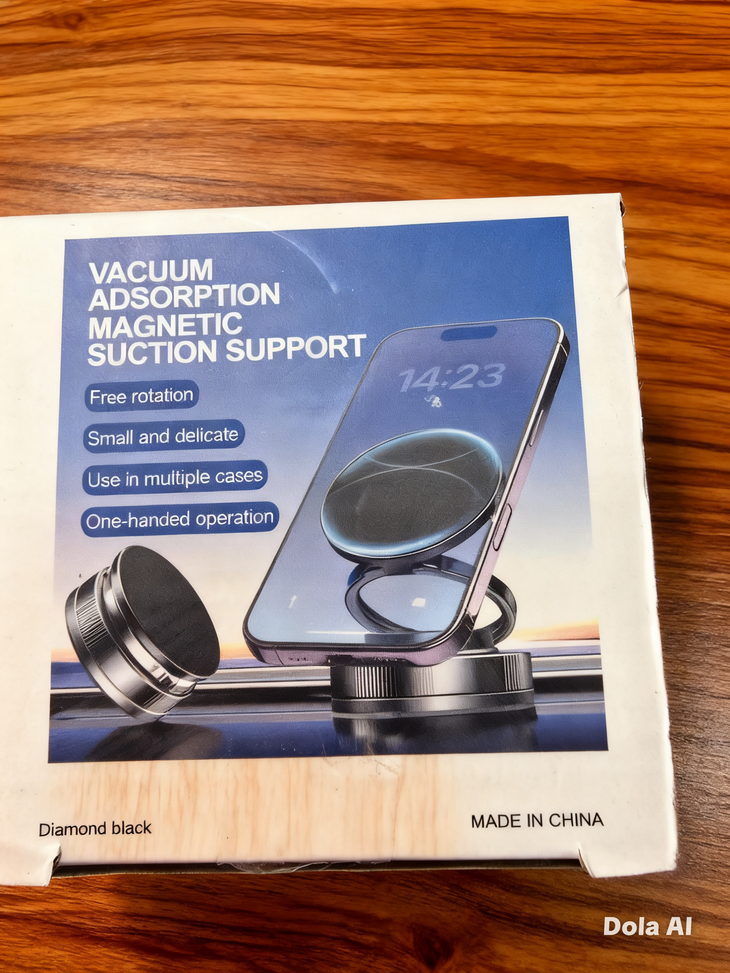 Supporto Magnetico per Telefono Super Forte, Lega di Alluminio Aggiornata, Design Pieghevole e Rotabile a 360°, Dotato di Ventosa a Vuoto, Perfetto per Cruscotti Auto, Piastrelle del Bagno e Superfici in Vetro