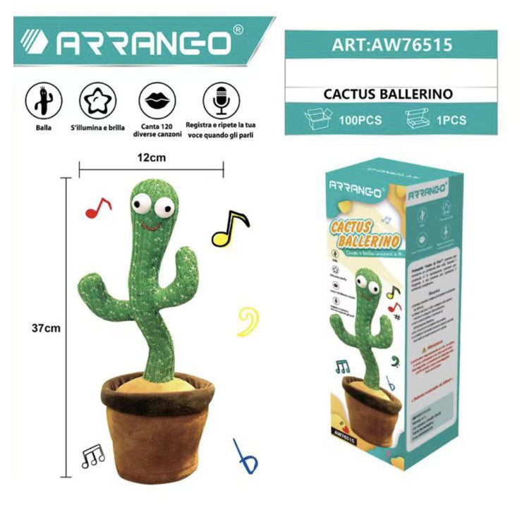 Cactus ballerino ricaricabile