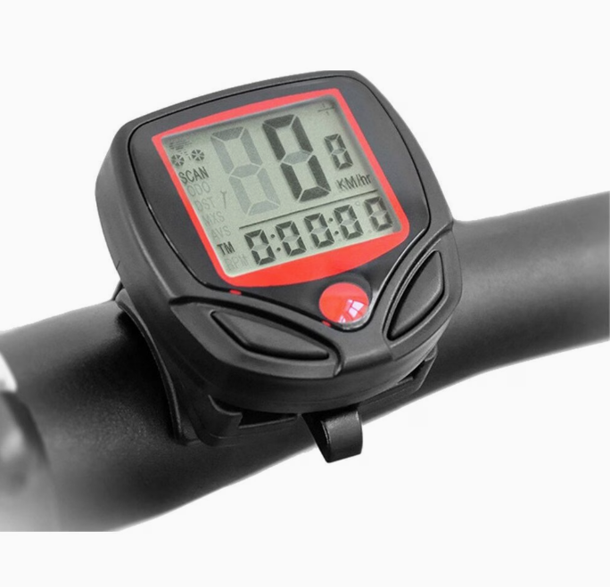 Bike Computer with 9 Functions, Cyclometer with Speed and Distance Measurement, Speedometer for Amateurs and Professionals, Intuitive Display with Simple Operation, Easy Tool-Free Installation, ODO DST MXS AVS TM Functions