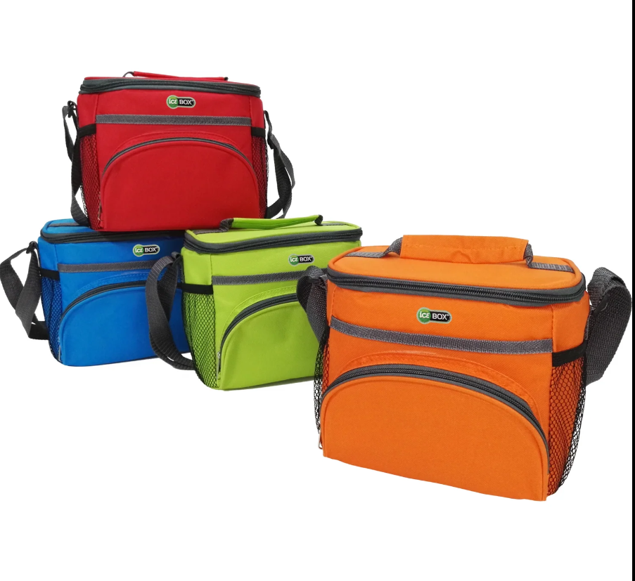Borsa Termica 16 litri Verde con Zip e Maniglia per Viaggi e Uso Esterno