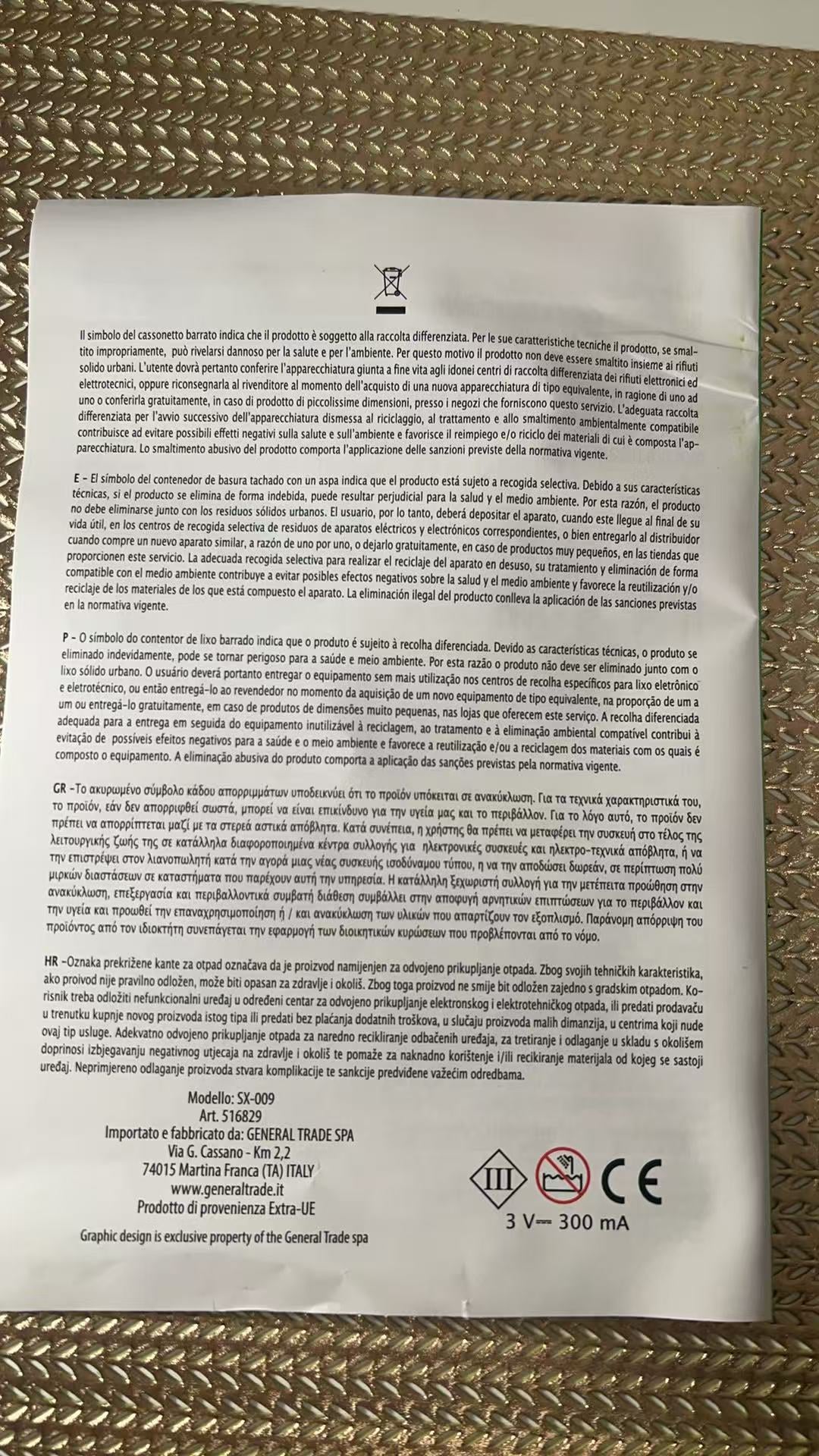 RASOIO Taglia Capelli Ricaricabile serie 3