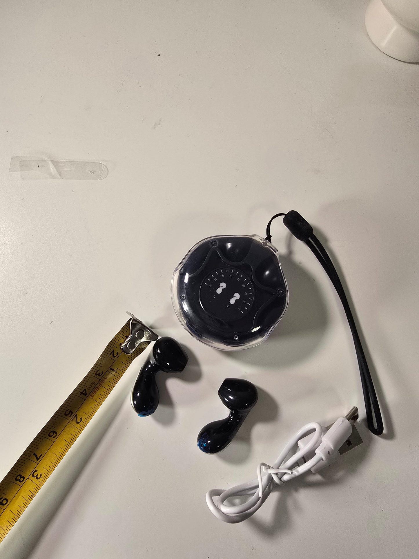 Auricolari Wireless, Cuffie In-Ear con Cancellazione del Rumore, Dotate di Doppio Microfono per Chiamate Chiare, Tecnologia Wireless Compatte e Portatili, Perfetti come Regalo