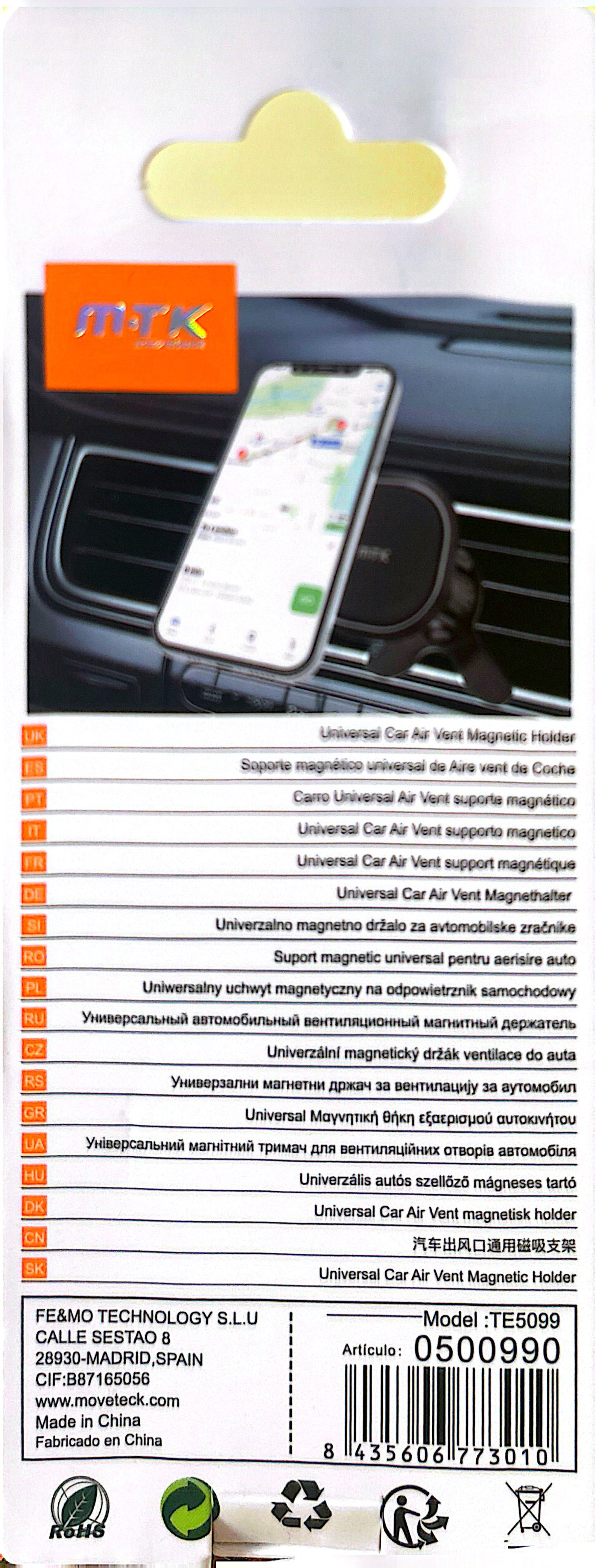 SUPPORTO SMARTPHONE MAGNETIC