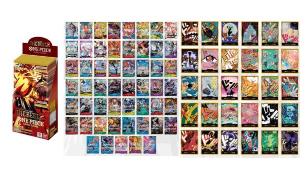 ONE PIECE THE BEST PRB-02 BOX 10 BUSTINE JAP