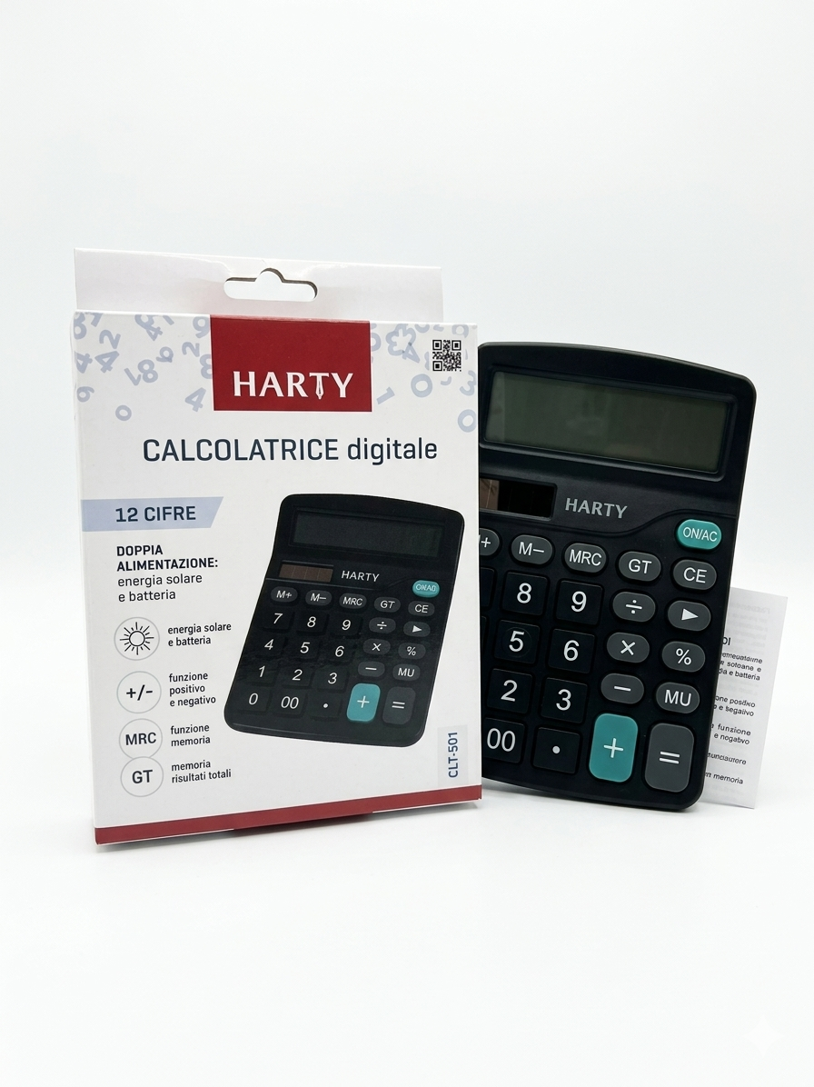 Desktop Calculator 12 Digit, Large LCD Display, Large Buttons for Office, Home and School