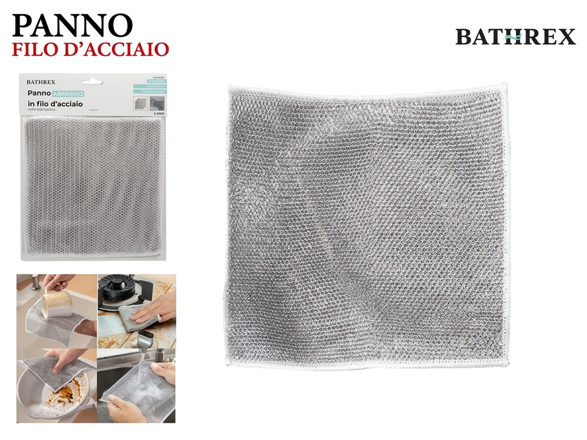 2-ply steel wire cloth 3pcs 19*19
