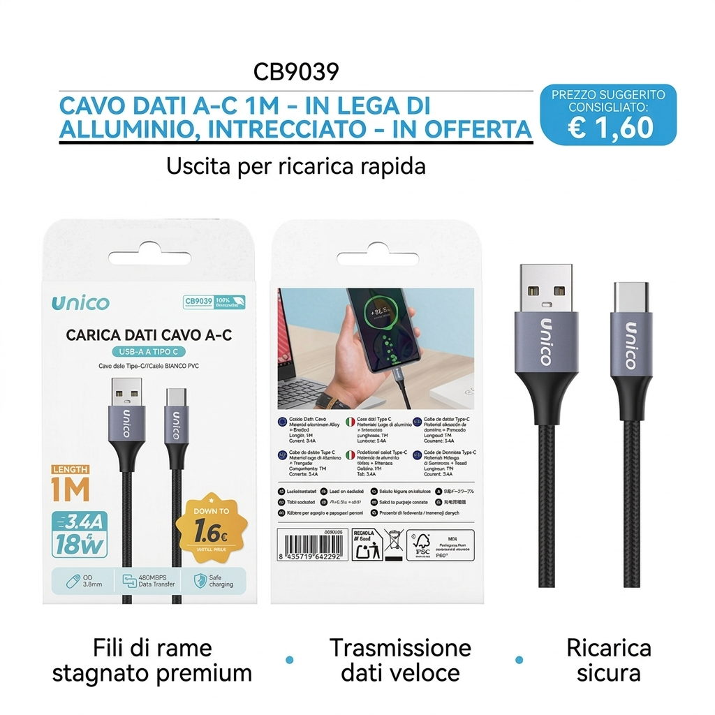 Fast charging at 3.4A and quick data transfer. Everything you need for your smartphone at a mini price! ⚡✨ #usefulgadgets #technology
