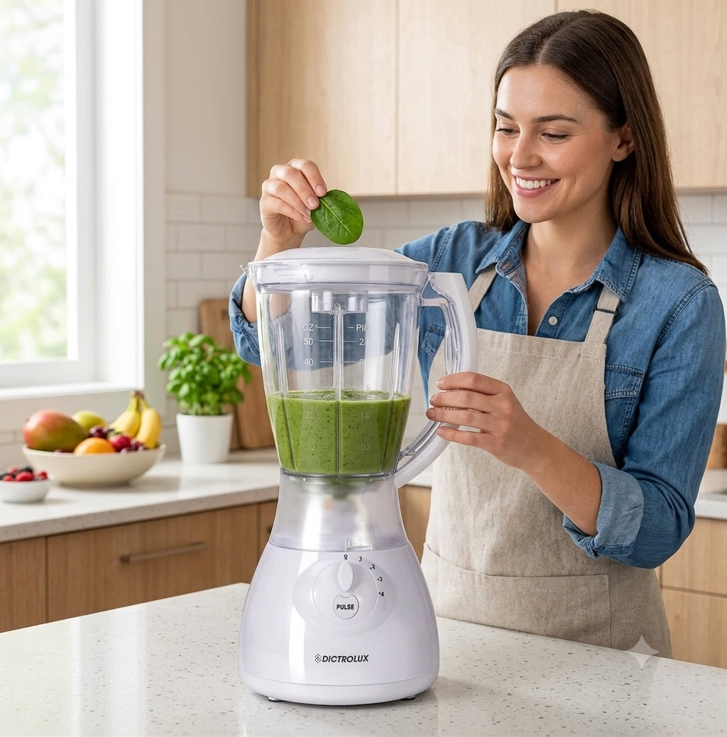 ElectroLux Frullatore Elettrico da Cucina Tritatutto Professionale 4 Velocità 300W Colorato per Cucina Moderna