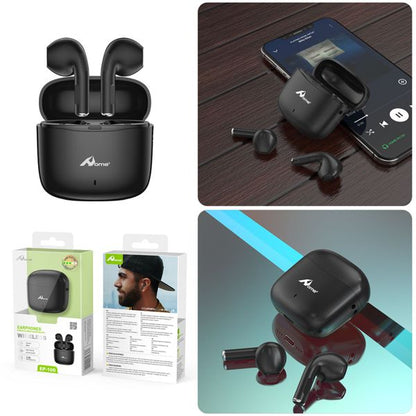 Auricolari Wireless, Cuffie In-Ear con Cancellazione del Rumore, Dotate di Doppio Microfono per Chiamate Chiare, Tecnologia Wireless   Compatte e Portatili, Perfetti come Regalo