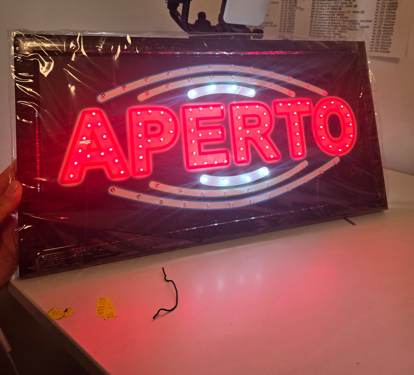 USB Powered LED Sign - Energy Efficient, Wall Mounted, for Shops, Bars and Hotels