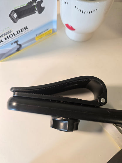 Supporto universale per telefono da auto girevole a 1080°, realizzato in resistente materiale ABS, regolabile per l'uso in camera da letto, cucina e veicolo
