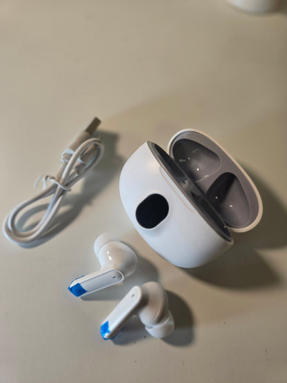Auricolari Wireless, Cuffie con Cancellazione del Rumore, Dotate di Doppio Microfono per Chiamate Chiare, Tecnologia Wireless   Compatte e Portatili, Perfetti come Regalo