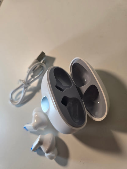 Auricolari Wireless, Cuffie con Cancellazione del Rumore, Dotate di Doppio Microfono per Chiamate Chiare, Tecnologia Wireless   Compatte e Portatili, Perfetti come Regalo