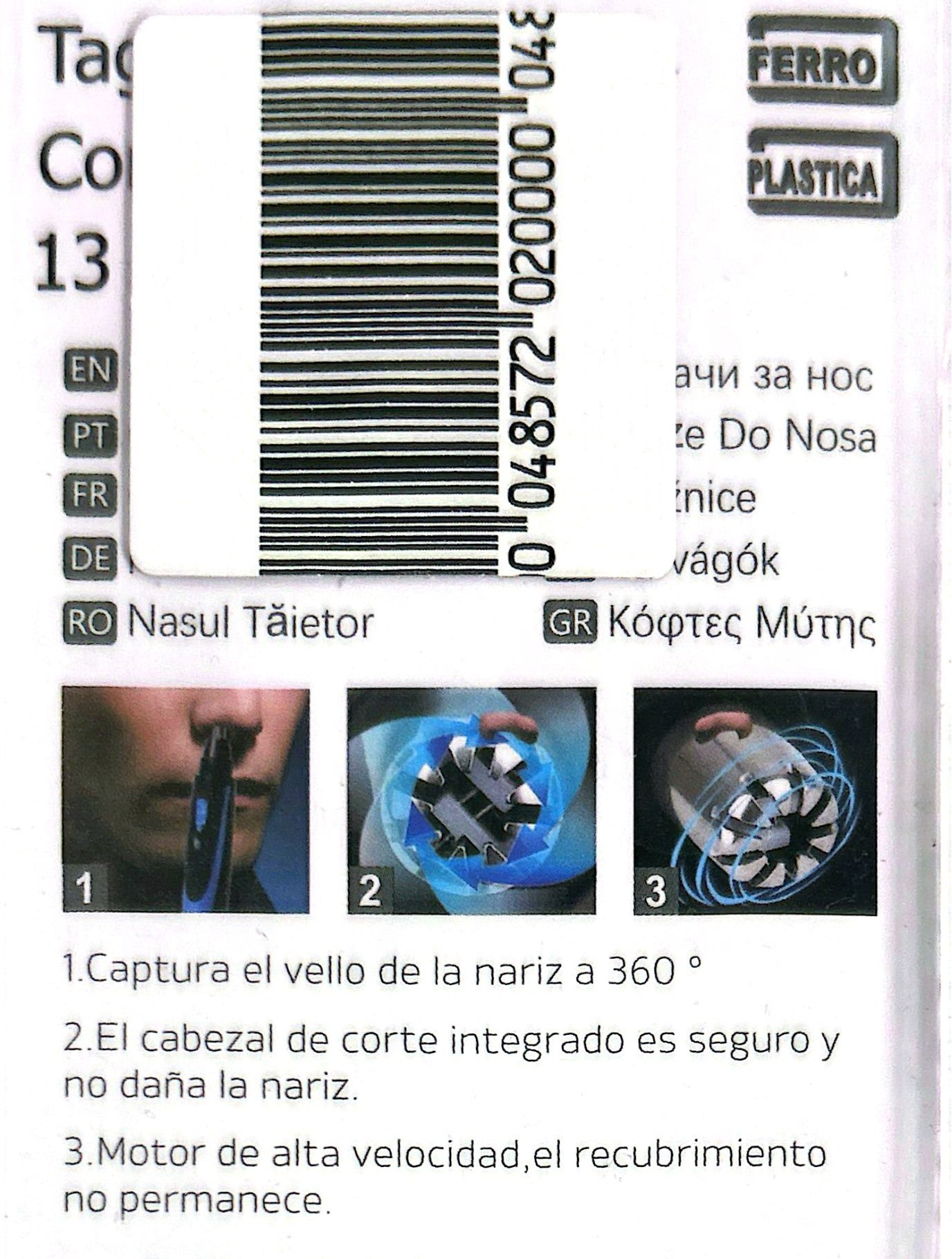 TAGLIAPELI  NASO PROFESSIONALE 13CM