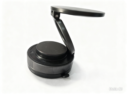 Supporto Magnetico per Telefono Super Forte, Lega di Alluminio Aggiornata, Design Pieghevole e Rotabile a 360°, Dotato di Ventosa a Vuoto, Perfetto per Cruscotti Auto, Piastrelle del Bagno e Superfici in Vetro