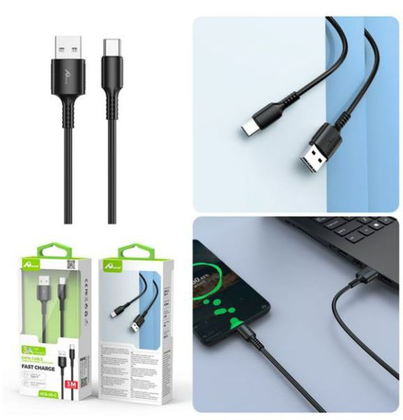 CAVO RAPIDO  3 METRO USB -TIPO C