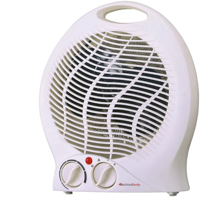 Termoventilatore fisso 2000W, 2 velocità, bianco