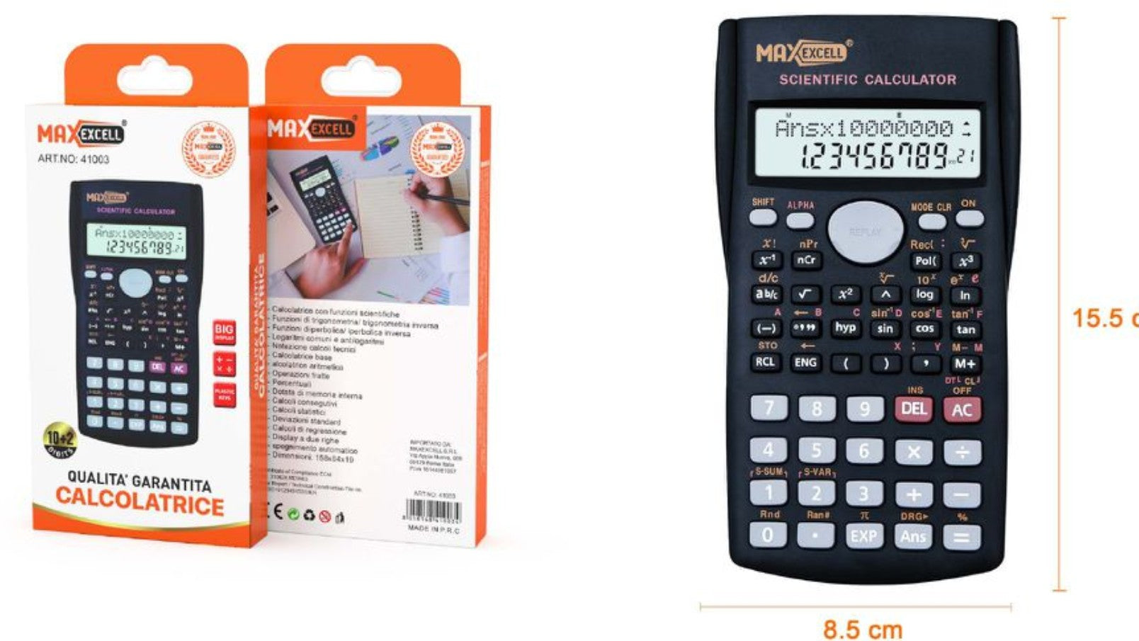 CALCOLATRICE SCIENTIFIC