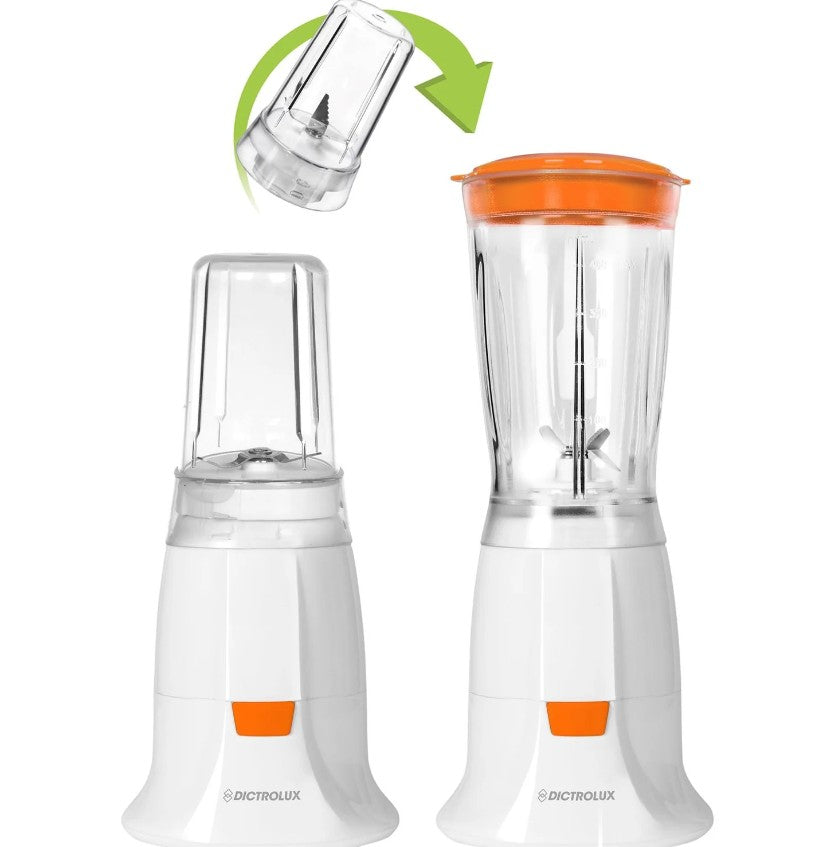 Frullatore Elettrico 2in1 con tritatutto 200 Watt