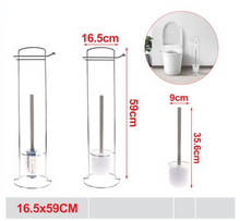 PIANTANA PORTAROTOLO E SCOPINO WC