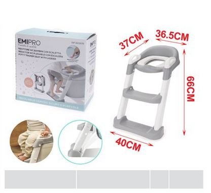Riduttore wc bambini con scaletta