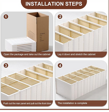 SCARPIERA SALVA SPAZIO 6 PIANI TRASPARENTE PIEGHEVOLE DOPPIO