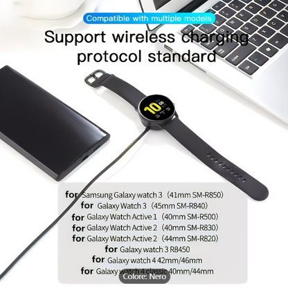 Cavo di Ricarica Magnetico Portatile per Orologio, Ricarica Rapida, Compatibile con for Samsung for Galaxy Watch 7 6 5pro 5 4 3 Active 2