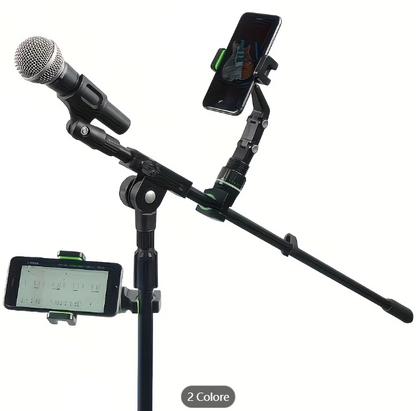 Supporto Auto e Stand per Chitarra, Design a L con Presa Sicura, Costruzione in Plastica Resistente per Visione Senza Mani & Riproduzione Musicale, Accessorio per Veicoli, Aspetto Elegante e Struttura Robusta