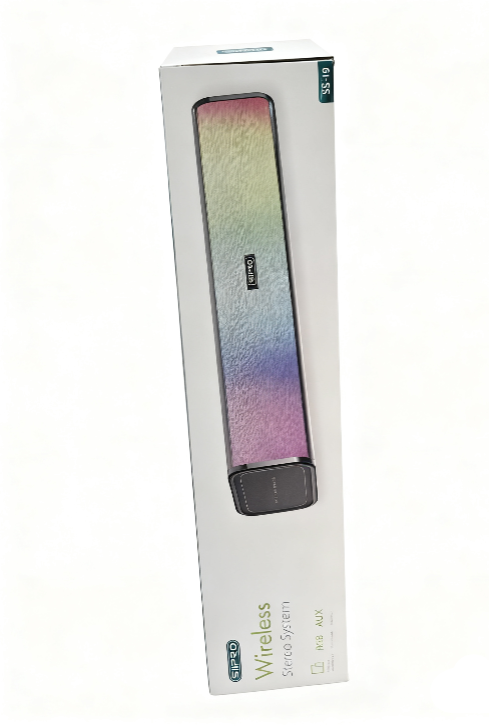Altoparlante portatile wireless USB-RGB con subwoofer integrato e USB, compatibile con sistema audio per pz/desktop, altoparlanti wireless a suono stereo adatti per ufficio domestico, gaming, smartphone, tablet, TV, amplificatore da tavolo