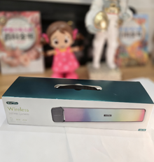 Altoparlante portatile wireless USB-RGB con subwoofer integrato e USB, compatibile con sistema audio per pz/desktop, altoparlanti wireless a suono stereo adatti per ufficio domestico, gaming, smartphone, tablet, TV, amplificatore da tavolo