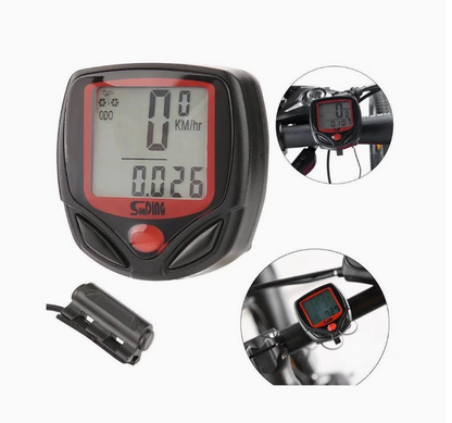 Bike Computer with 9 Functions, Cyclometer with Speed and Distance Measurement, Speedometer for Amateurs and Professionals, Intuitive Display with Simple Operation, Easy Tool-Free Installation, ODO DST MXS AVS TM Functions