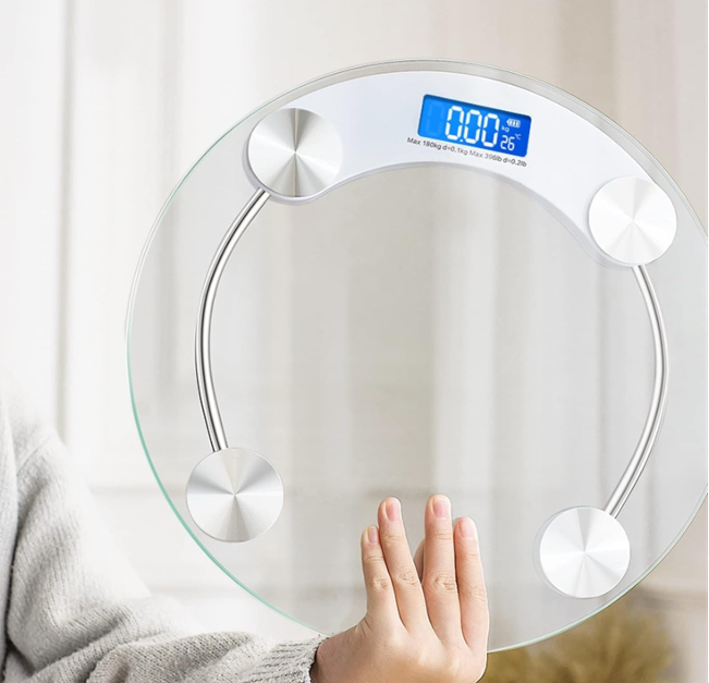 Bilancia Alta Precisione Bilancia pesapersone in vetro temperato trasparente Bilancia elettronica digitale LCD Bilancia ad alta precisione per persone