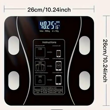 Bilancia pesapersone digitale bluetooth elettronica vetro portata 180 kg