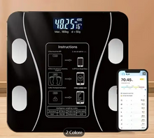 Bilancia pesapersone digitale bluetooth elettronica vetro portata 180 kg