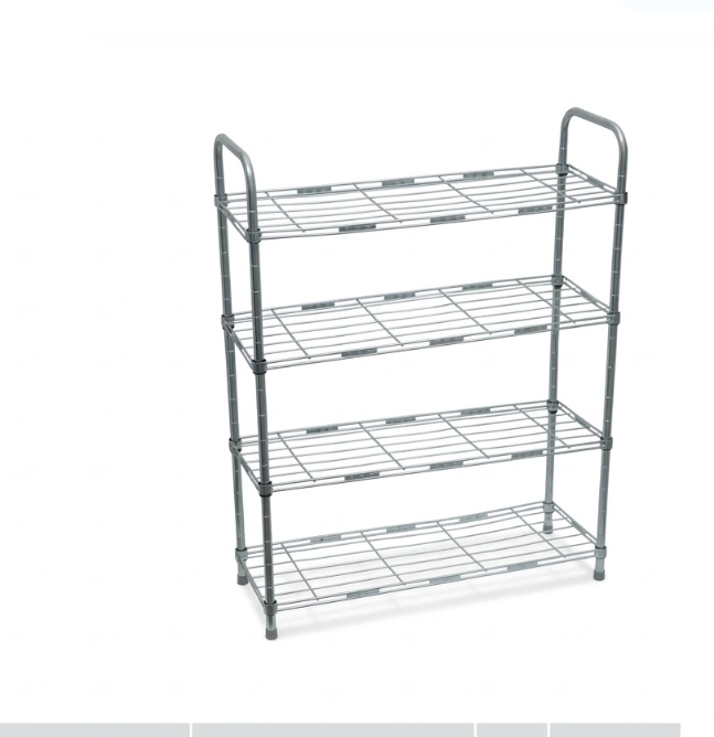 4-TIER METAL SHOE RACK 23*67*63.5CM