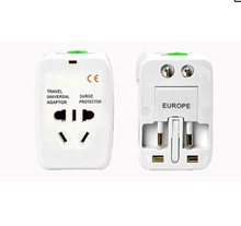 Universal Travel Adapter with USB, International Plug Adapter for 150 Countries, EU UK US AU Plug Converter, Travel Adapter for Smartphones Laptops Tablets
