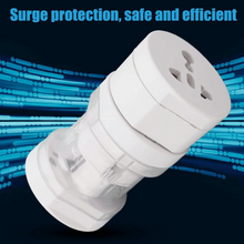 Universal Travel Adapter with USB, International Plug for 150 Countries, EU UK US AU Plug Converter, Travel Adapter for Smartphone Laptop Tablet