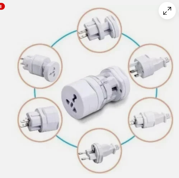 Adattatore Universale da Viaggio con USB, Presa Internazionale per 150 Paesi, Convertitore Spina EU UK USA AU, Travel Adapter per Smartphone Laptop Tablet