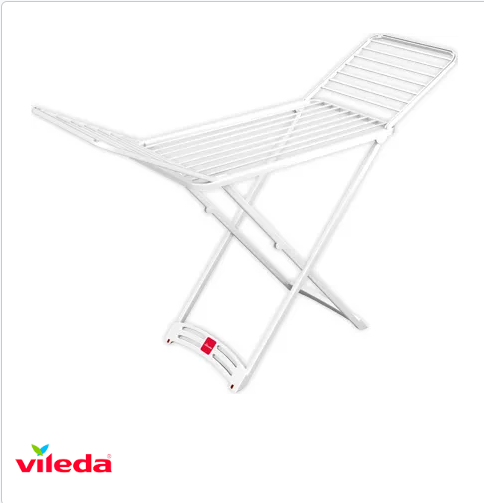 Vileda Stendibiancheria a Cavalletto in Resina Solar Zaffiro In&Out 20M di Asciugatura Design Flessibile e Pratico per Casa