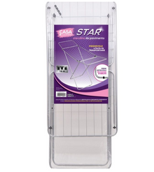 STENDIBIANCHERIA STAR 18M IN METALLO SILVER