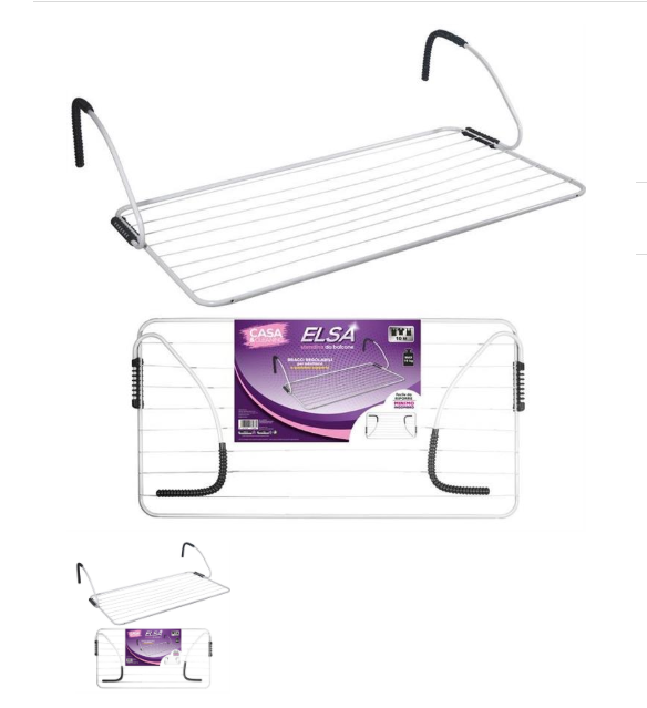 STENDINO DA BALCONE ELSA MT10 CM105X55X30