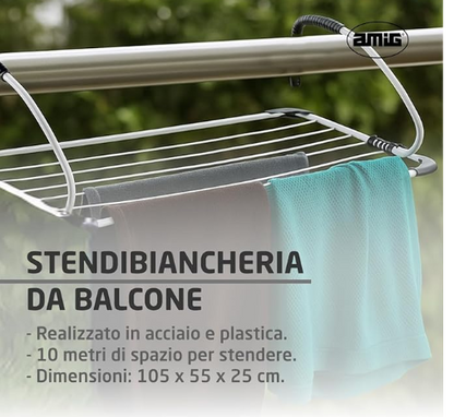 STENDINO DA BALCONE ELSA MT10 CM105X55X30