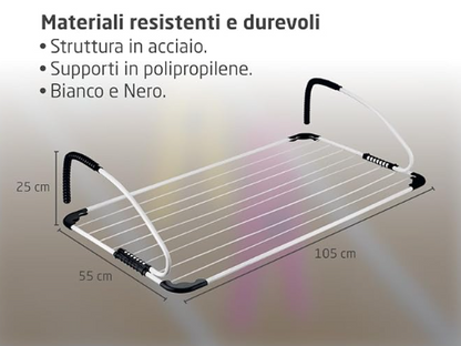 STENDINO DA BALCONE ELSA MT10 CM105X55X30