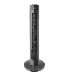 Dictrolux Ventilatore a Colonna H81CM 45W 3 Velocità Ø30x78 cm Comfort e Efficienza nero timer/bianco no timer 45Watt