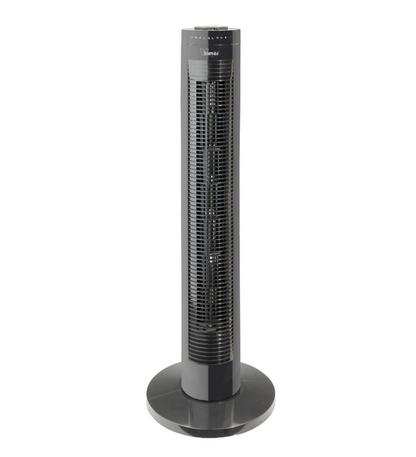 Dictrolux Ventilatore a Colonna H81CM 45W 3 Velocità Ø30x78 cm Comfort e Efficienza nero timer/bianco no timer 45Watt