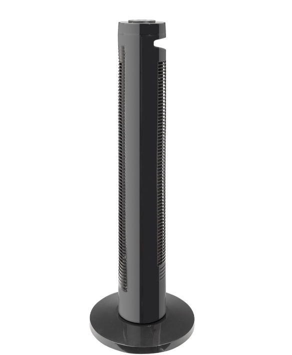 Dictrolux Ventilatore a Colonna H81CM 45W 3 Velocità Ø30x78 cm Comfort e Efficienza nero timer/bianco no timer 45Watt
