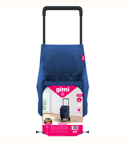 GIMI Carrello Spesa New Argo blu/rosso