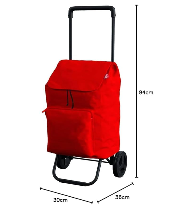 GIMI Carrello Spesa New Argo blu/rosso