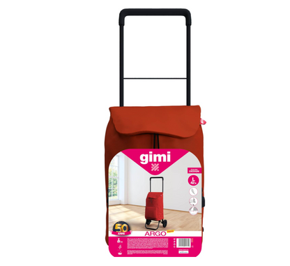 GIMI Carrello Spesa New Argo blu/rosso